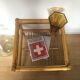 Table basse bambou et verre