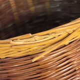 Wicker rattan planter