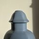 Light blue purple ceramic lamp base H:25cm