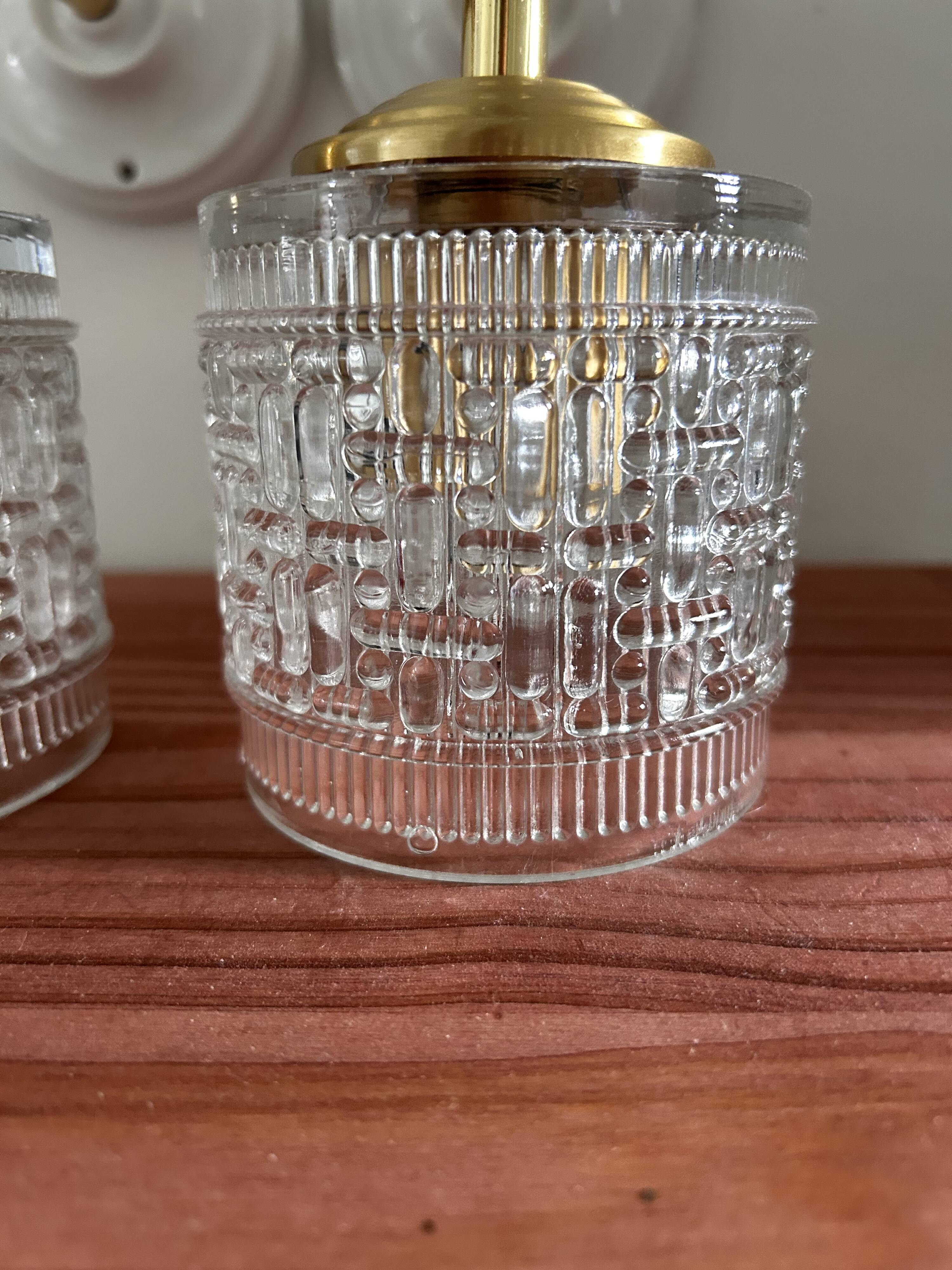 Pair of vintage wall sconces