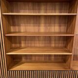 Wooden and Metal Bookcase