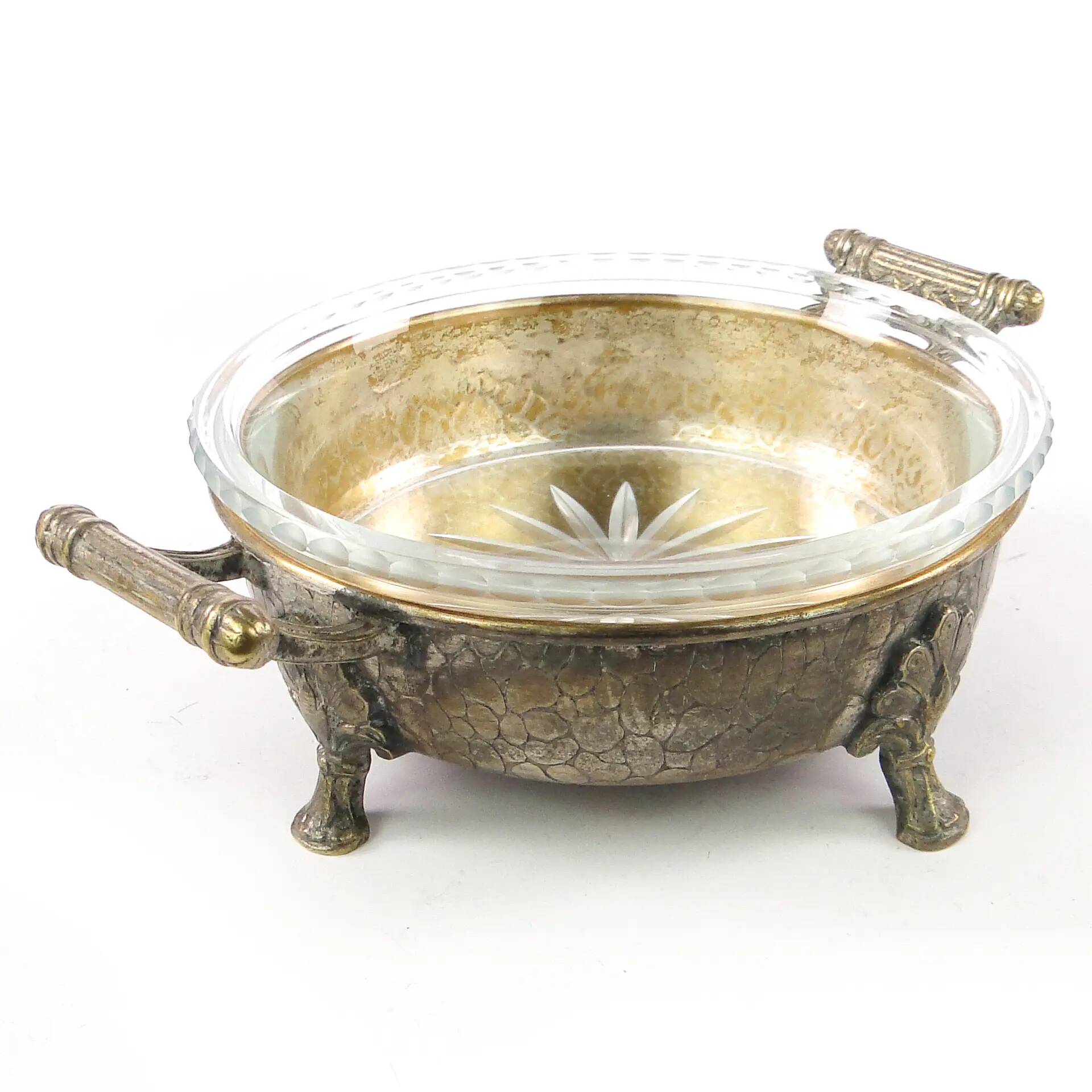 Eclectic fruit bowl, silver-plated brass, WMF, Germany, 19th century
