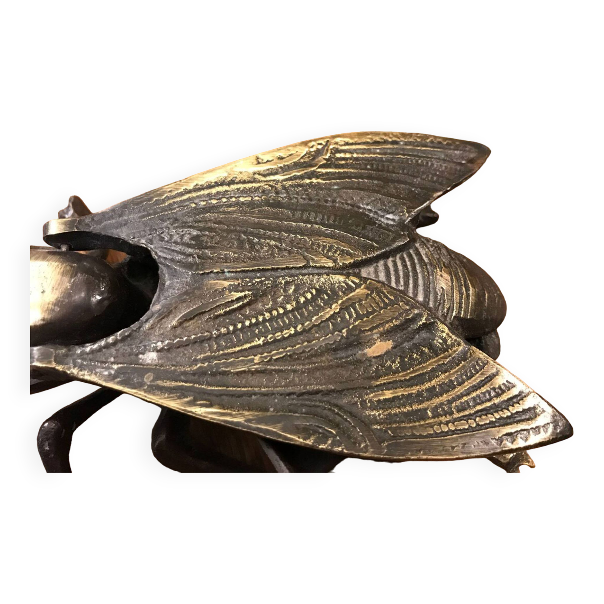 Vintage Ashtray Fly Design with Lid