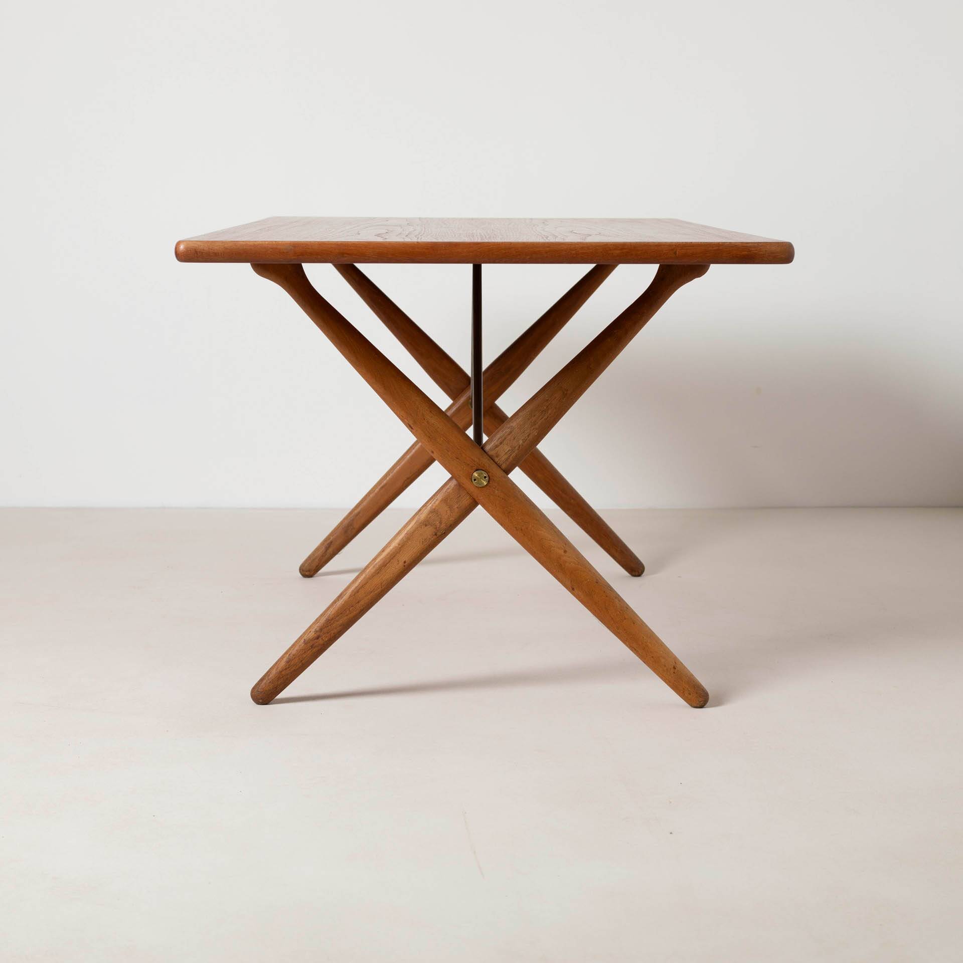 Hans Wegner AT-303 Sawhorse dining table for Andreas Tuck, Denmark, 1960s