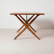 Hans Wegner AT-303 Sawhorse dining table for Andreas Tuck, Denmark, 1960s