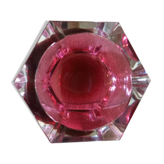 Cendrier ou vide-poche cristal val saint lambert vintage