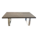 Oil shale natural stone coffee table by Studio Draenert