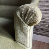 Green velvet toad sofa