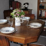 6 assiettes creuses en faïence Badonviller collection Nikito