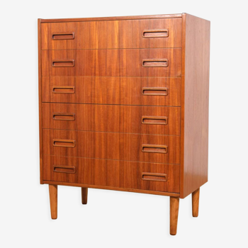 Mid-Century Teak Dresser by E. Jensen & J. Andersen for Westergaard Mobelfabrik, 1960s