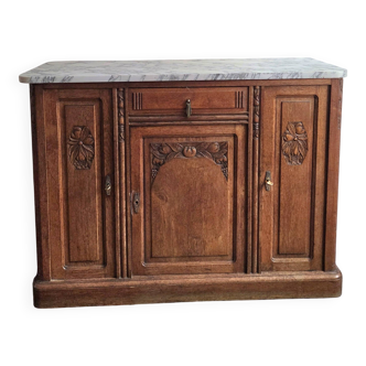 Art Deco marble buffet table