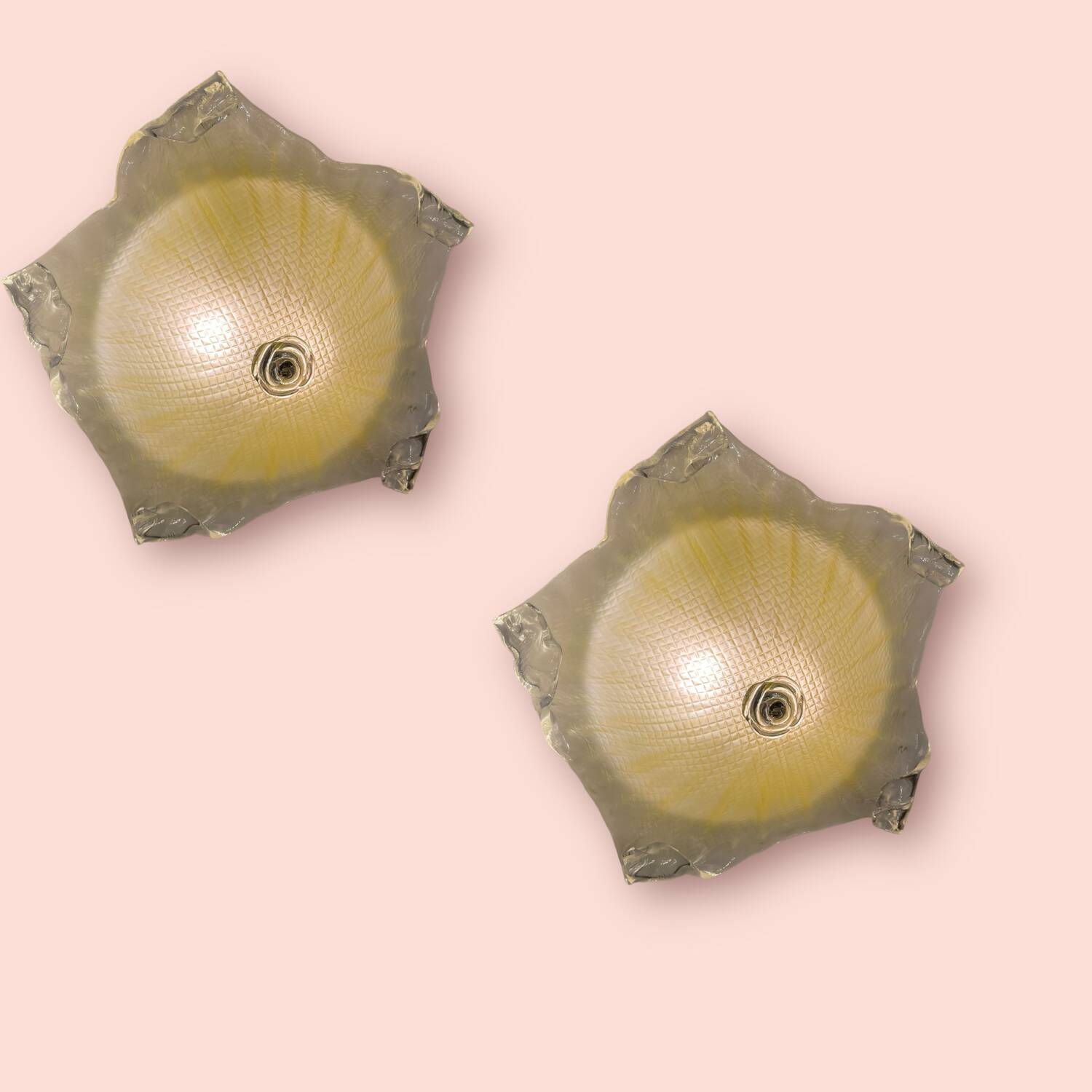 Venetian Murano Glass Sconces Set of 2