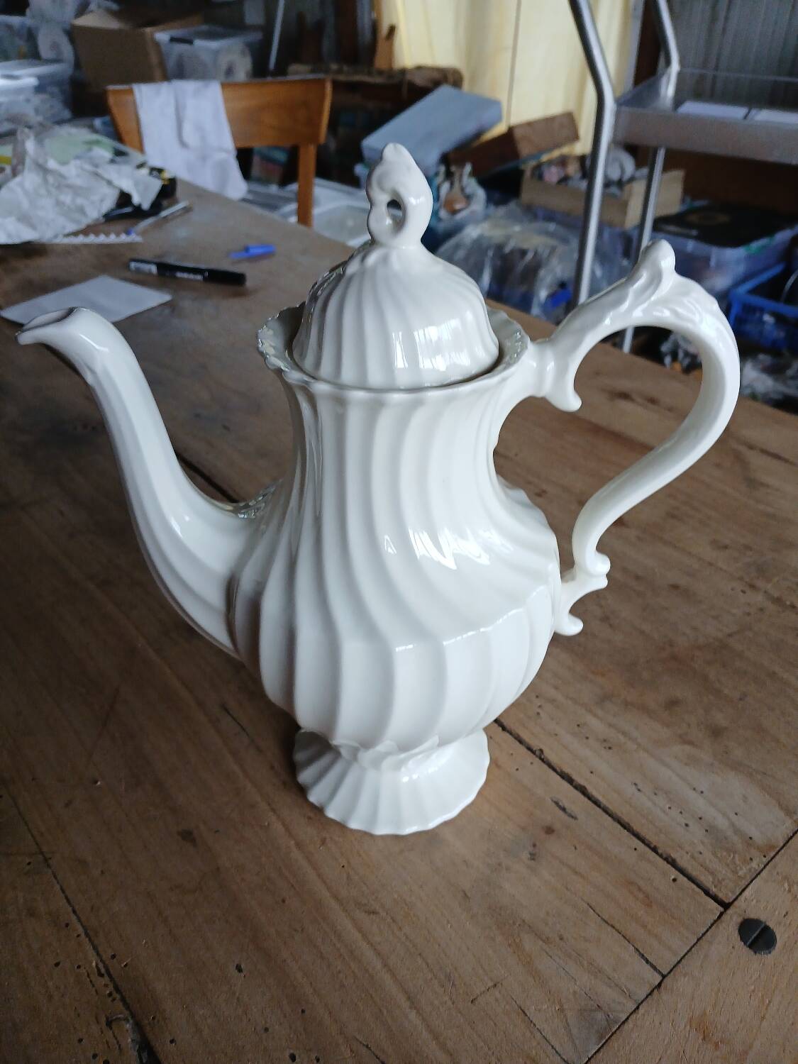 Old coffee pot stamped myott