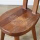 Chaise en acajou par Christian Durupt - Méribel - 1960