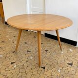 Round Ercol table with flaps