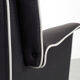 B&B Italia Lauriana black lounge chair, 1970s