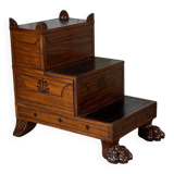 Escalier de bibliothèque Regency, Angleterre vers 1800