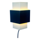 Geometric Curved Wall Lamp By J.J.M. Hoogervorst For Anvia Nederland, The Netherlands 1950S