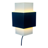 Lampe murale courbée géométrique par J.J.M. Hoogervorst pour Anvia Nederland, Pays-Bas, années 1950.