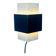 Geometric Curved Wall Lamp By J.J.M. Hoogervorst For Anvia Nederland, The Netherlands 1950S