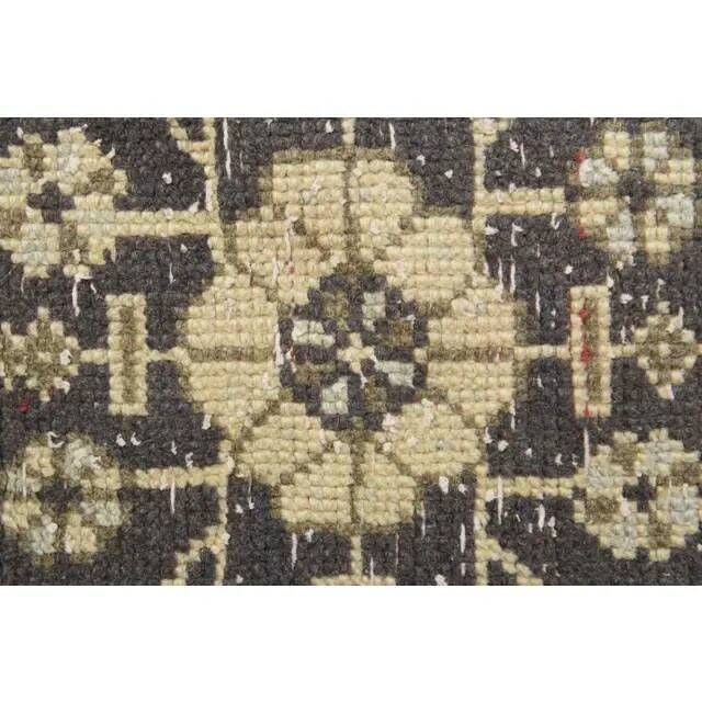 1970s Vintage Turkish Hand-Knotted Wool Cotton Orange Runner Rug 85x352