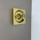 Rare Brass Pop Art Metal Wall Light by Klaus Hempel for Kaiser Leuchten, 1970s