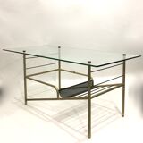 Modernist glass coffee table