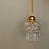 Vintage molded glass globe walker