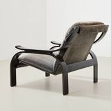 Marco Zanuso Woodline Lounge Chair for Arflex Italy 1964
