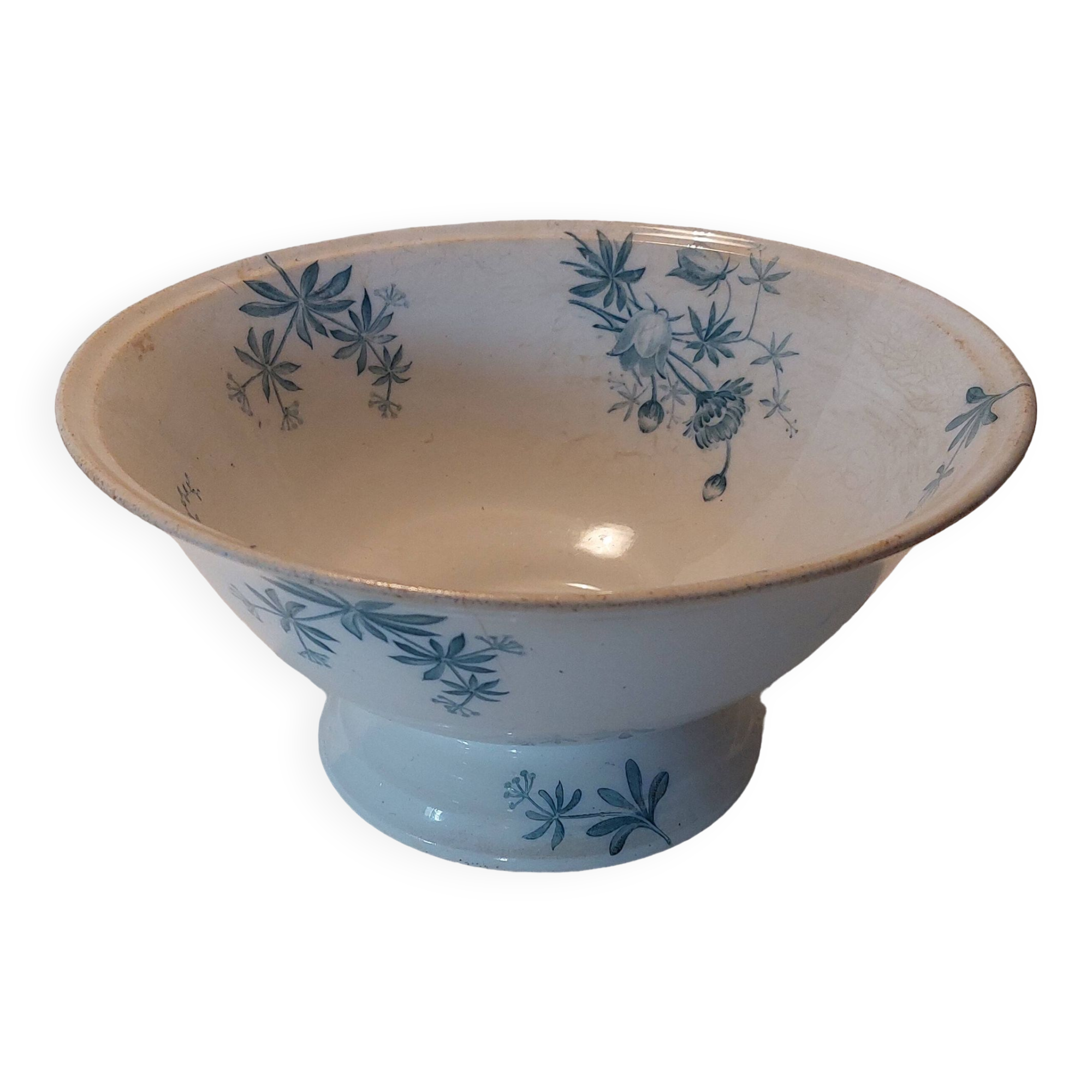 Salad bowl villeroy and boch wallerfangenx 19 century
