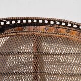 Fauteuil ' paon ' Emmanuelle XL. Vintage 70s