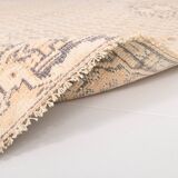 6x8 Vintage Cream & Black Oriental Persian Rug, 176x259Cm