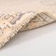 6x8 Vintage Cream & Black Oriental Persian Rug, 176x259Cm