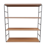 Wall shelf type String Scandinavian style in beech year 70.