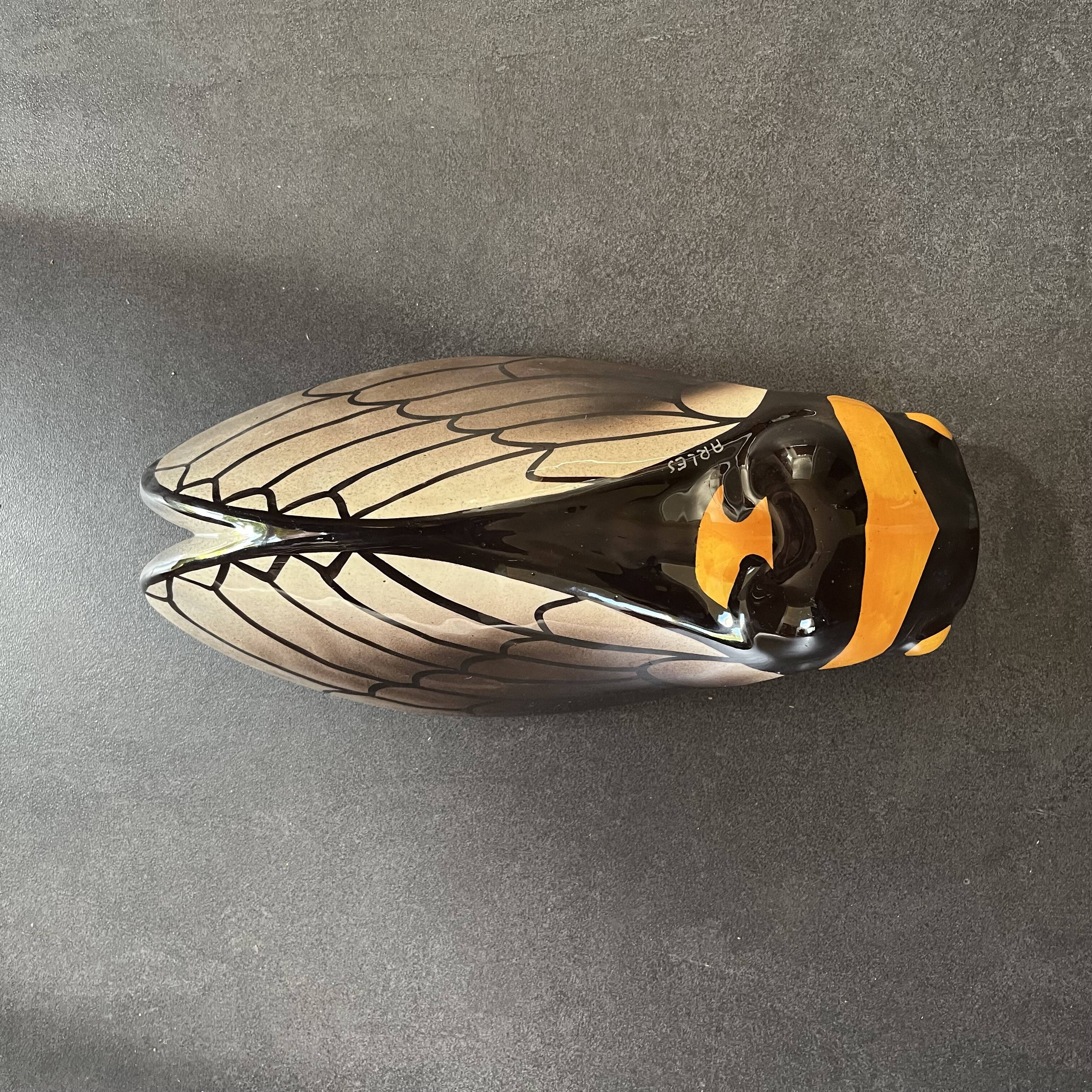 Ceramic cicada