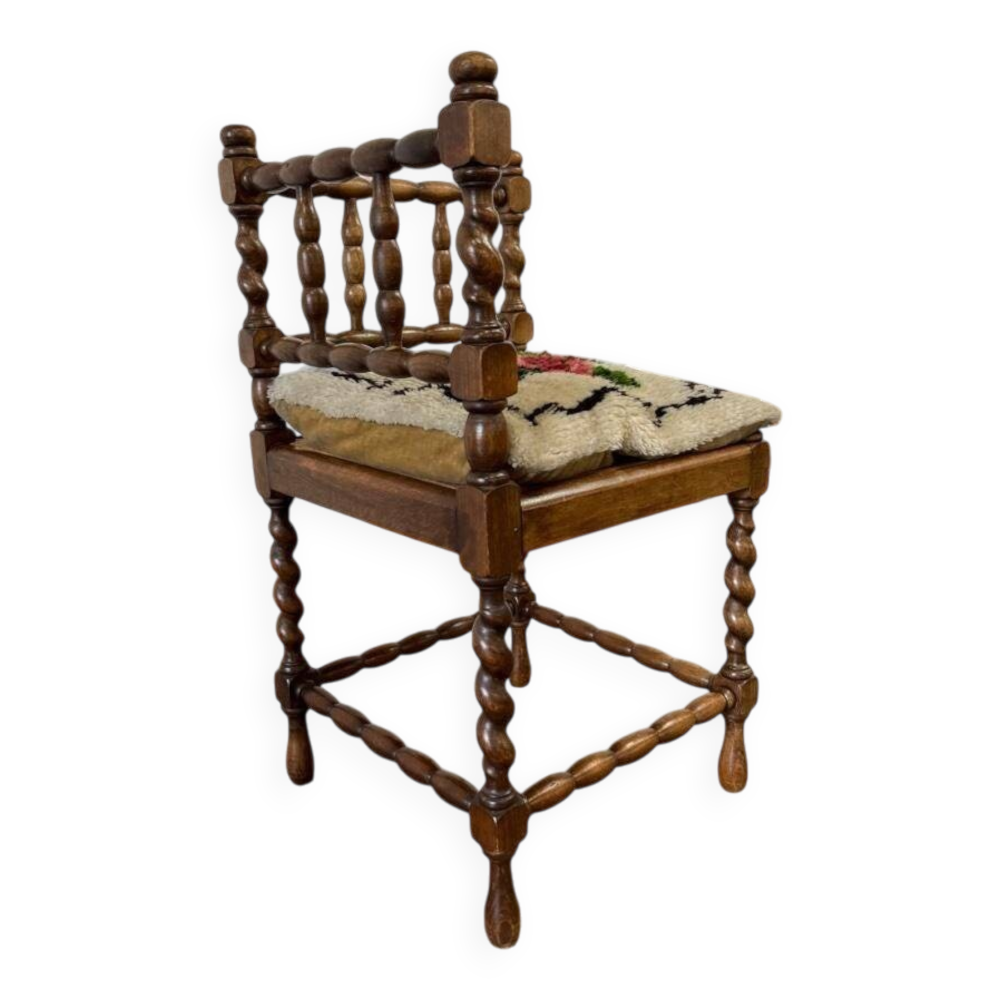 Chaise d'angle vintage / chaise d'angle / chaise d'appoint