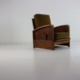 Dutch design old fashioned smoking chair pre-war period