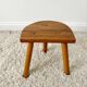 Brutalist tripod stool