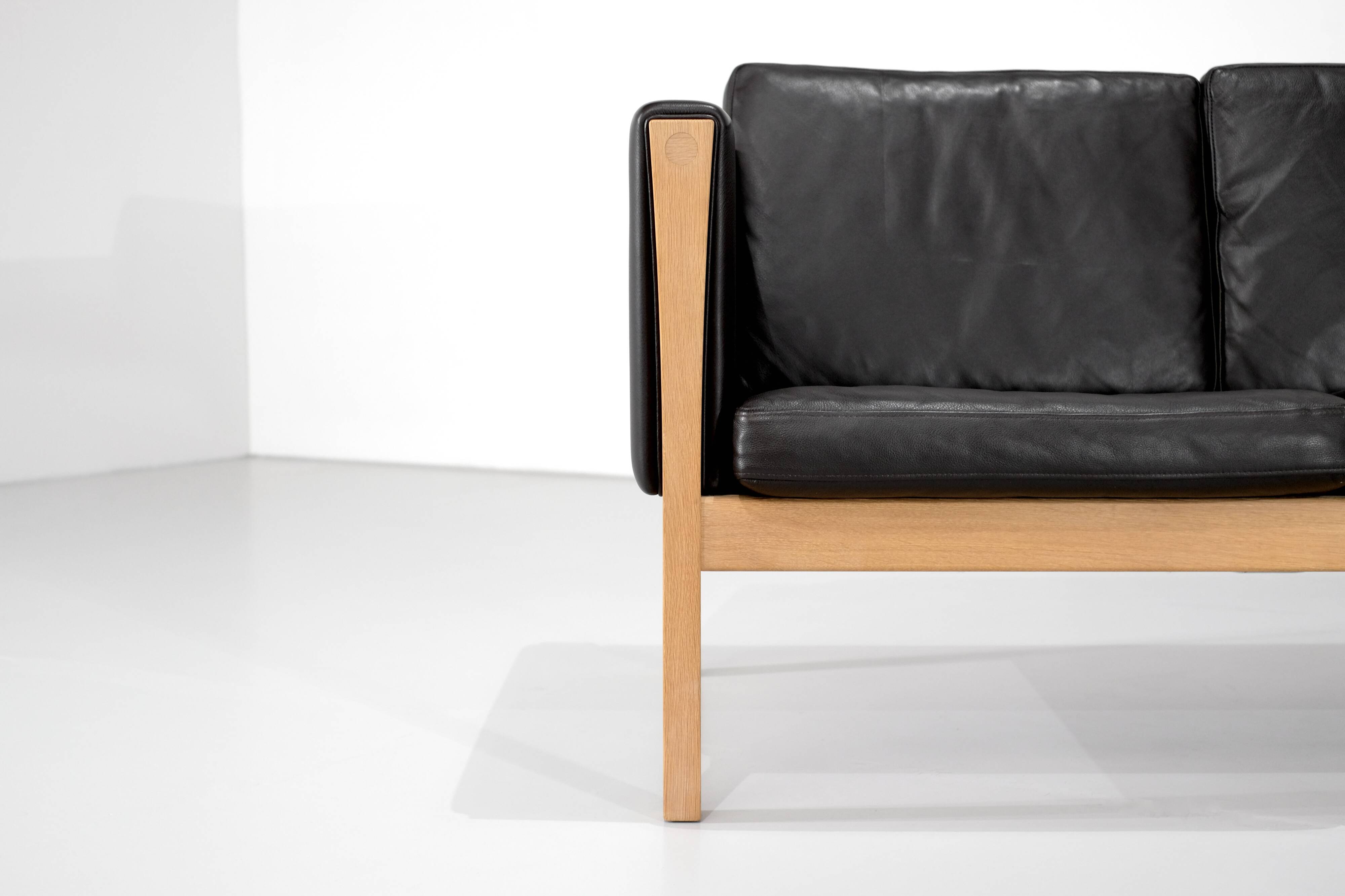 Canapé CH163 by Hans J. Wegner pour Carl Hansen & Son, Danemark 1965