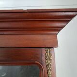 English display cabinet in mahogany