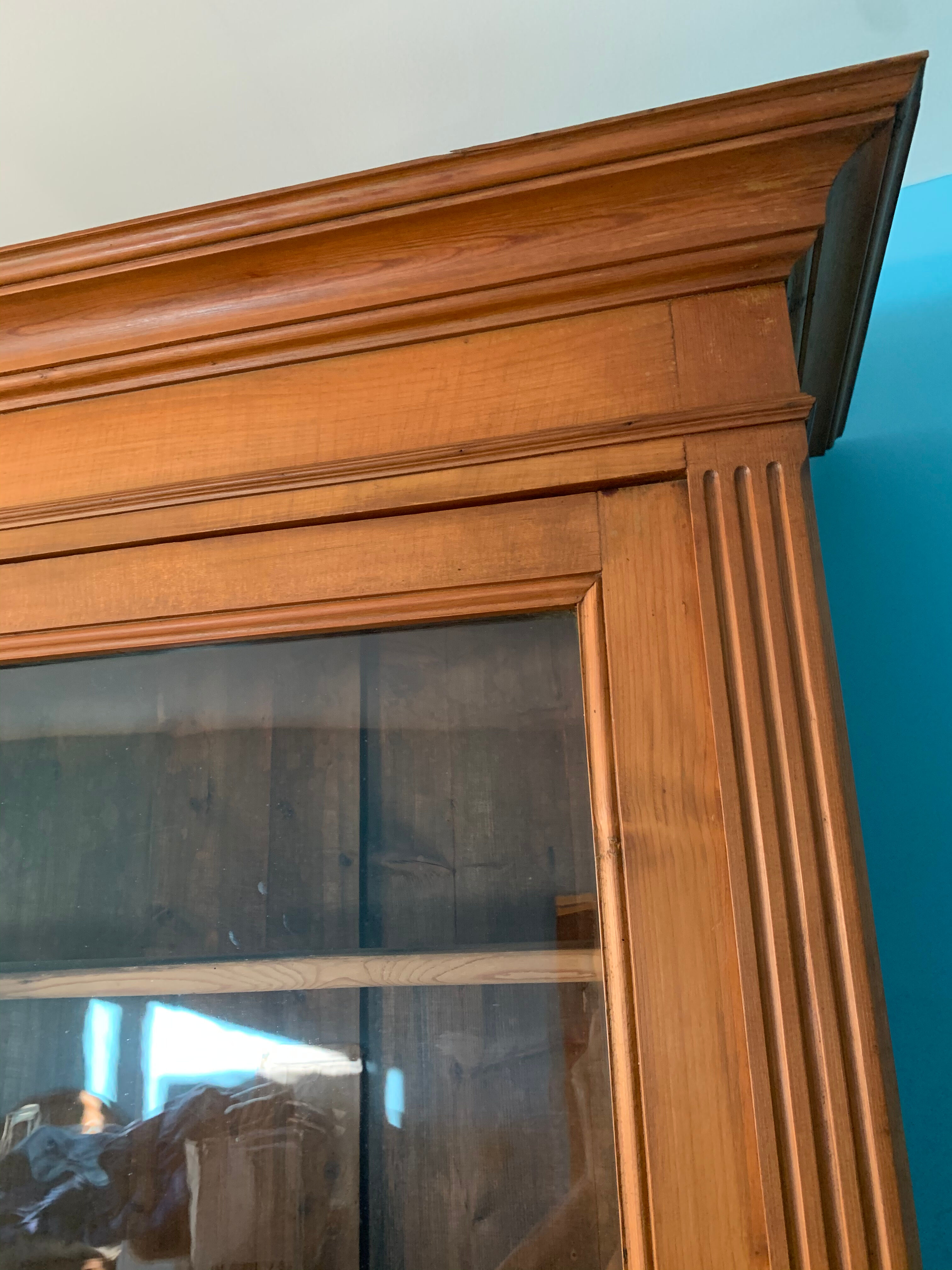 Natural wood sideboard