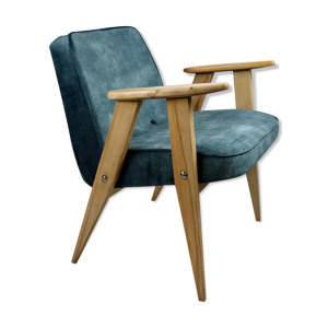 Fauteuil en velours Macao