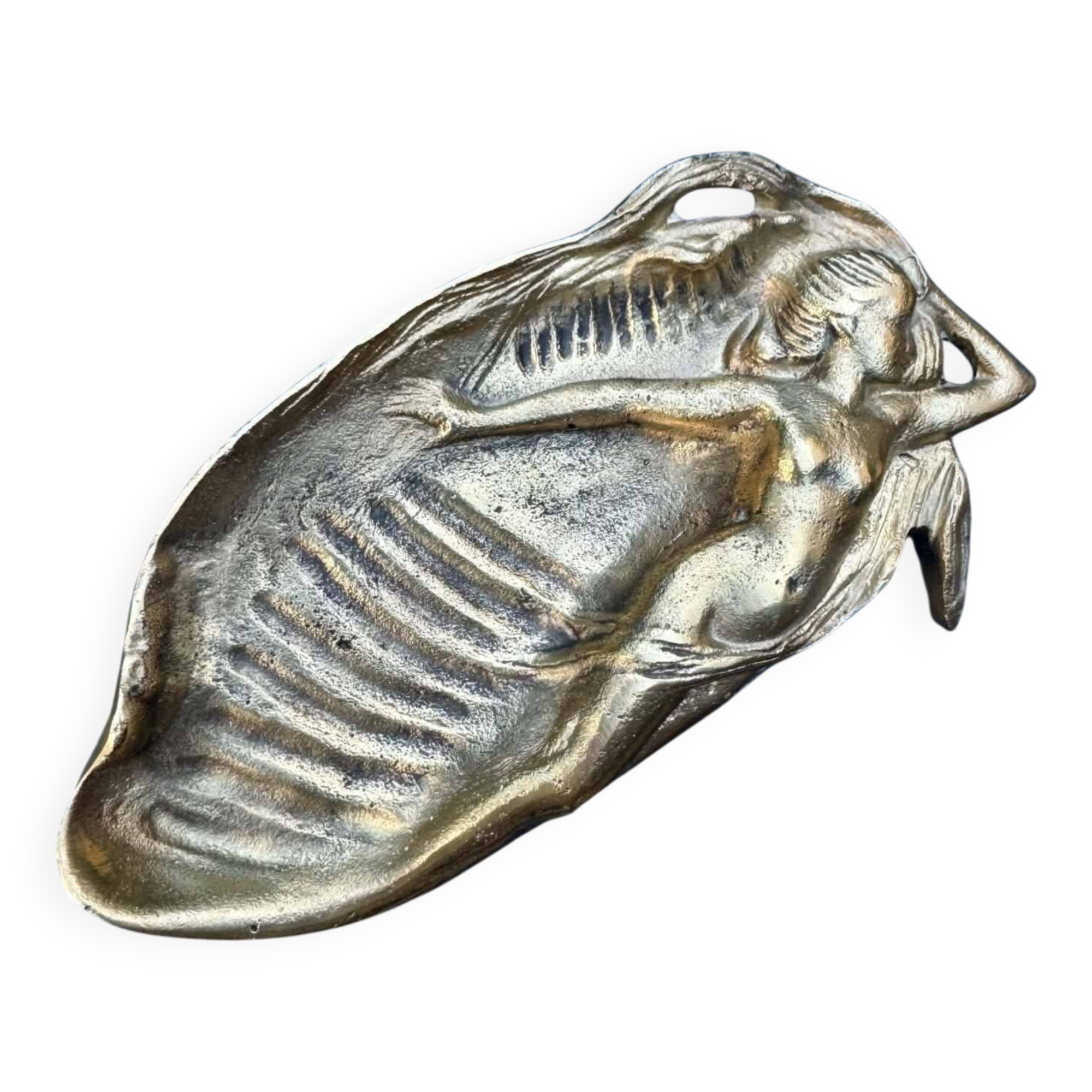 Vide poche en bronze Art Nouveau