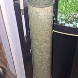 Green marble column
