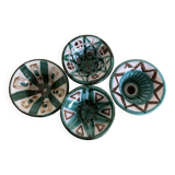 Set of 4 Robert Picault Vallauis 1960 cups