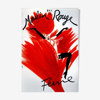 Gruau "Moulin Rouge" poster 2 feuilles 202x148 cm affiche