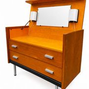 Light wood dressing table by Georges Frydman