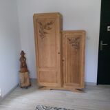 Art deco asymmetrical wardrobe
