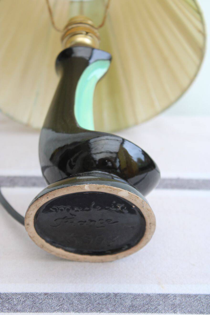 Ancienne lampe en céramique