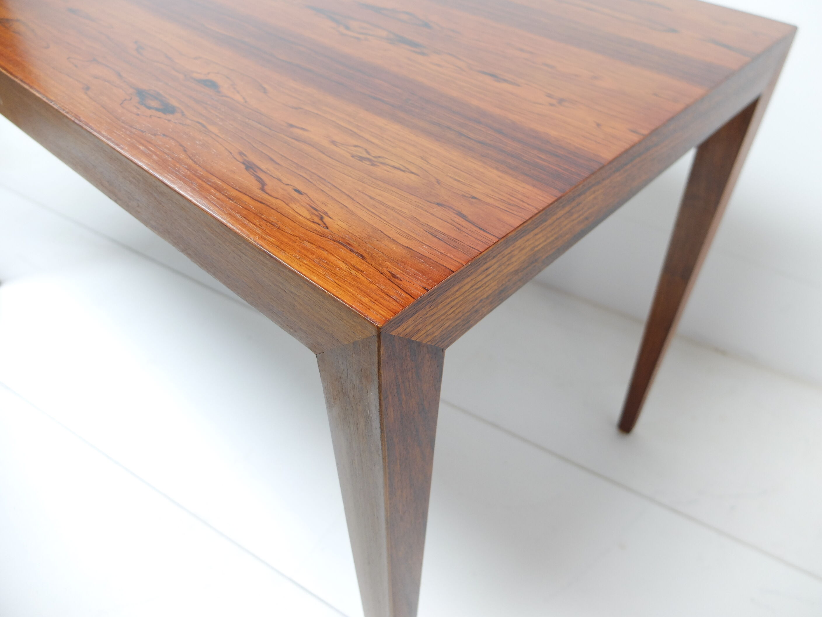 Scandinavian rosewood coffee table, Severin Hansen, 1960